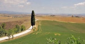 tuscany bike landscape