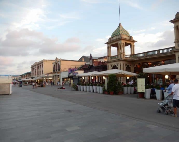 Viareggio an der Küste der Toskana