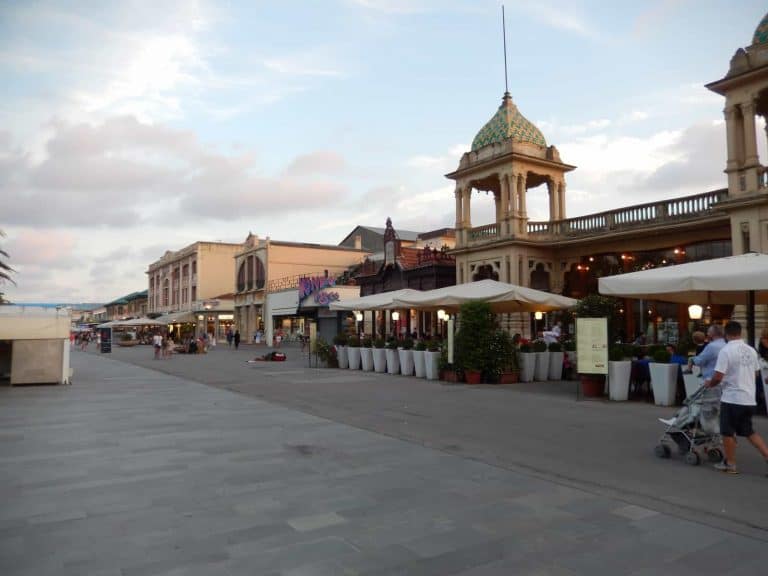 Viareggio an der Küste der Toskana