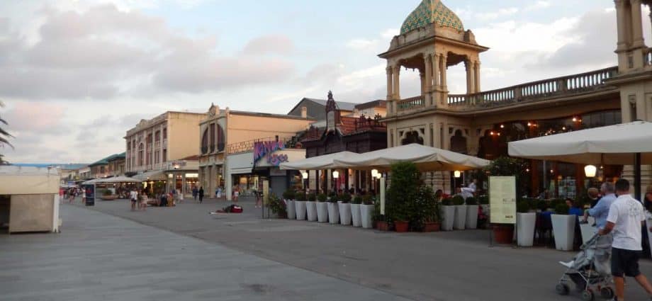 Viareggio an der Küste der Toskana