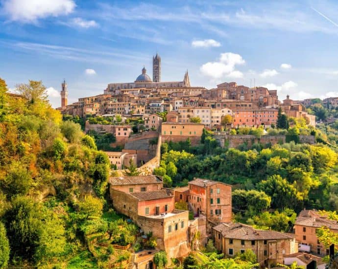 Siena in der Toskana