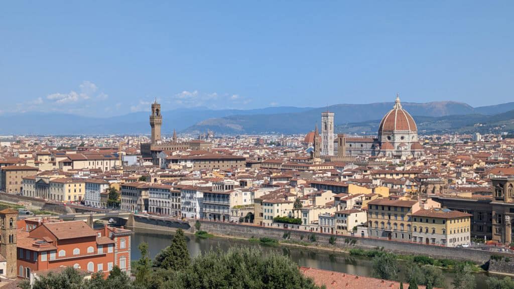 Blick auf Florenz