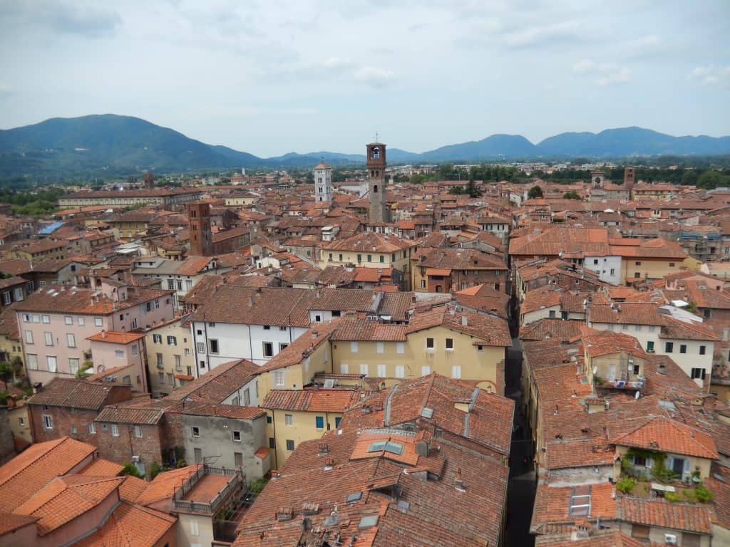 Udsigt over Lucca