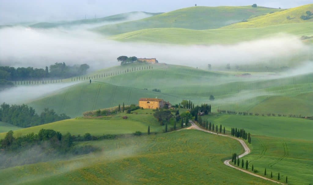 Orcia-Tal in der Toskana
