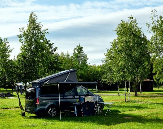 Camping auf dem Bauernhof