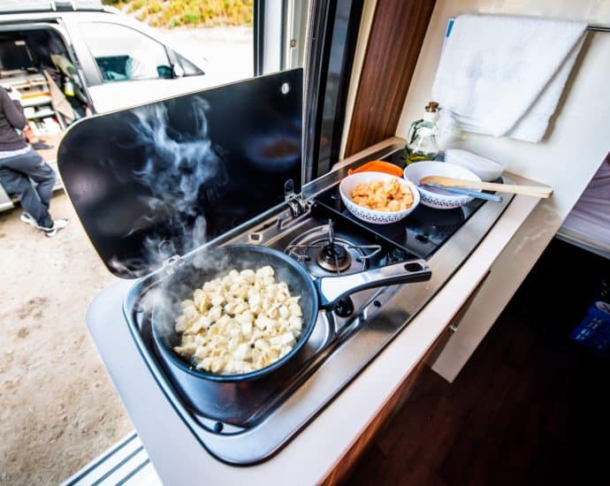 Zum kochen wird Gas benötigt