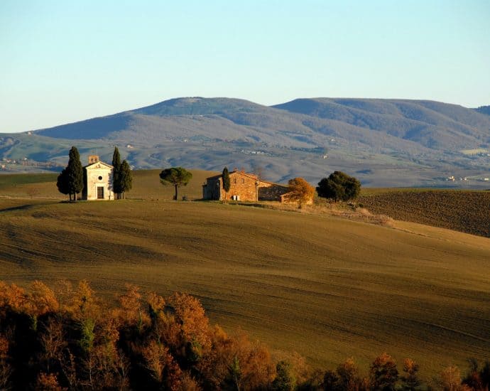 Einsames Ferienhaus in der Toskana