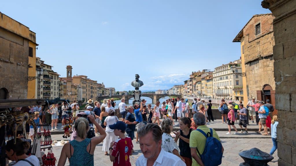 Auf der Ponte Vecchio