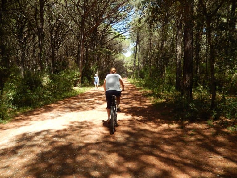 Mit dem Fahrrad unterwegs
