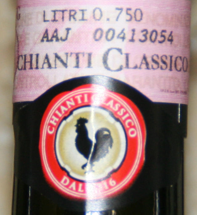 toscanan chianti classico nero gallo