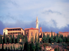toskana pienza altstadt